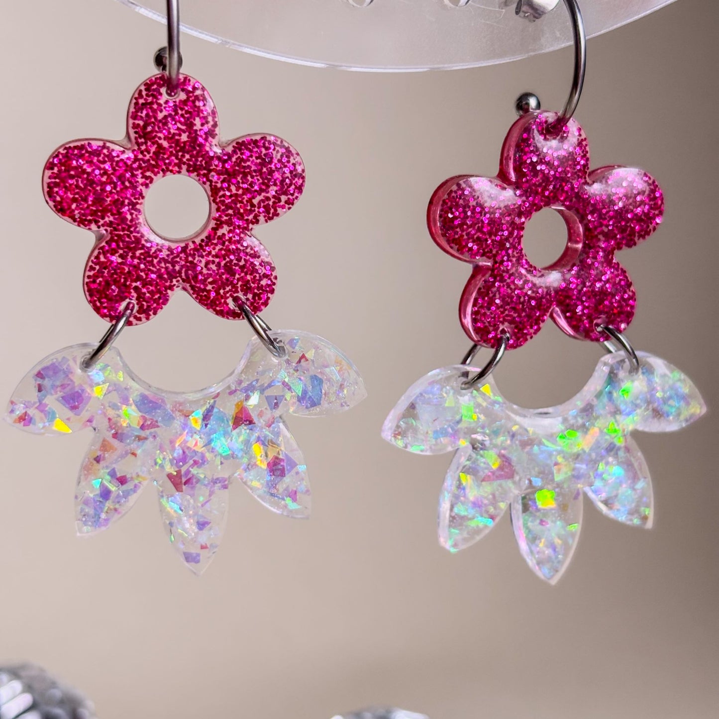 Pendientes originales para la más Bacana! Con aros hipoalergénicos